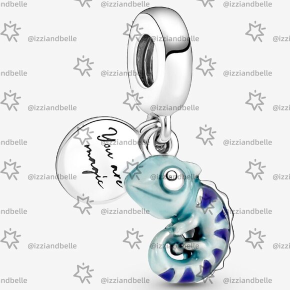 Pandora Colour-changing Chameleon Dangle Charm - Picture 1 of 5